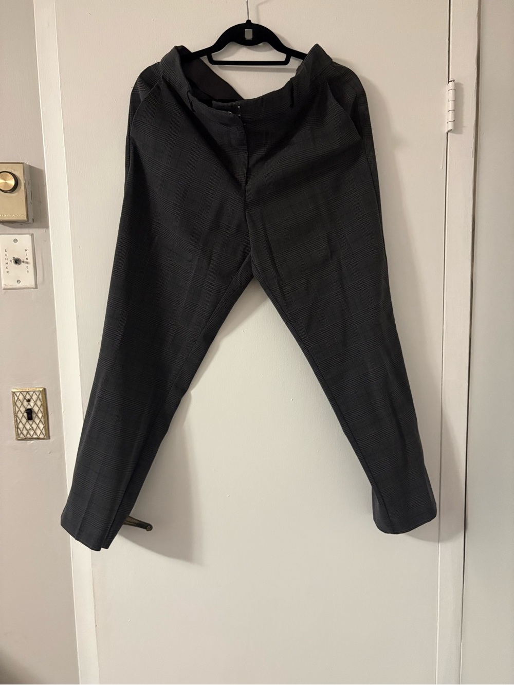 H&M Gray Plaid Women's Dress Pants